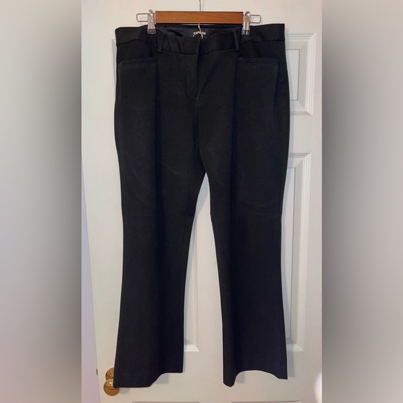 Women's Express Columnist barely boot low rise dress pants size 14 short EUC - Picture 1 of 5